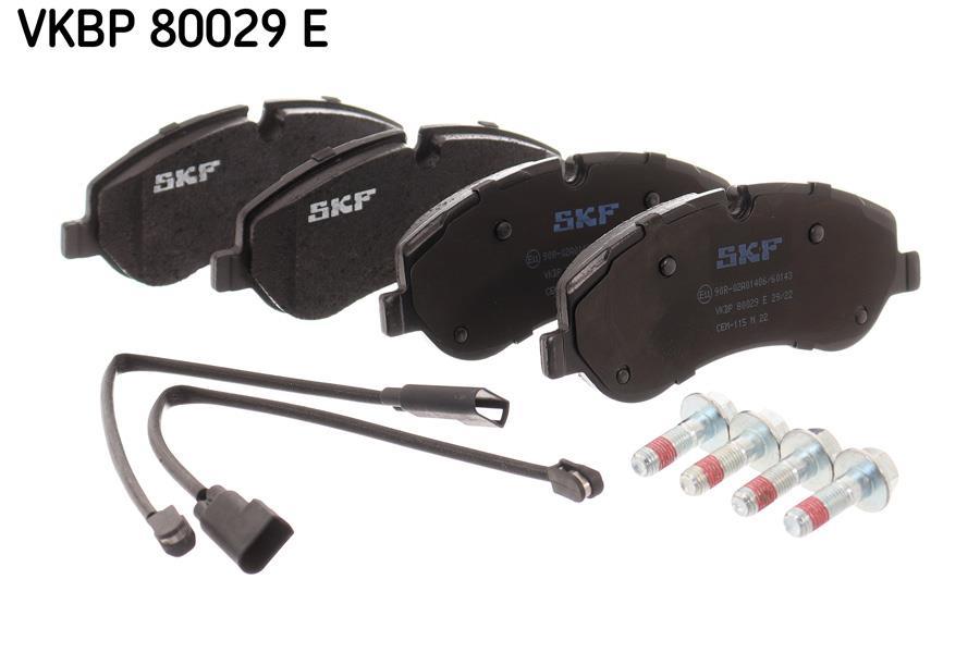 Jeu de 4 plaquettes de frein SKF ref. VKBP 80029 E
